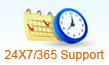 24x7x365 Support
